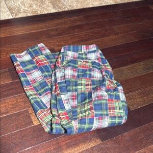 Plaid Multicolor Pants